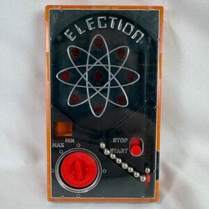 Tomy Pocket Election Game‎ Unisex OS Vintage 1976 Rare Retro Handheld Toy Orange